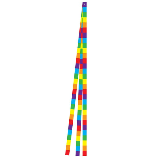 Surf City Kites Rainbow Stripe 15 foot Tails