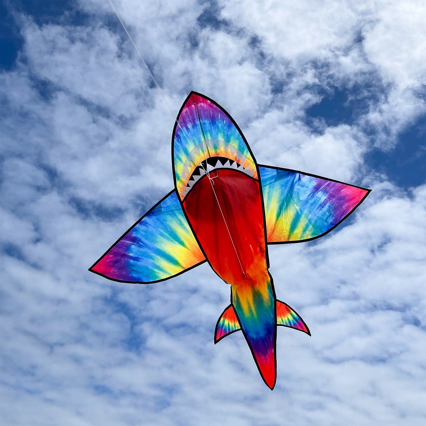 3D Tie Die Shark Kite